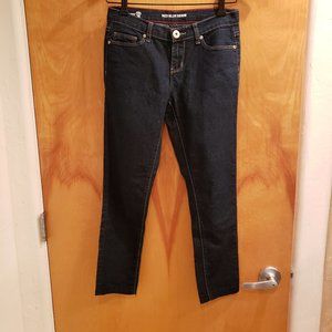 Red Blue Denim Skinny Jeans Dark Wash Jr. 1/2 size